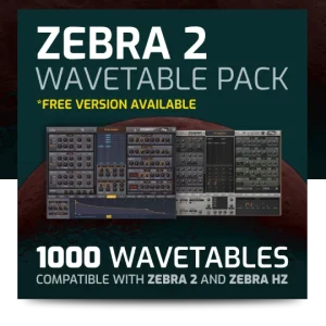 Zebra 2 Wavetable Pack