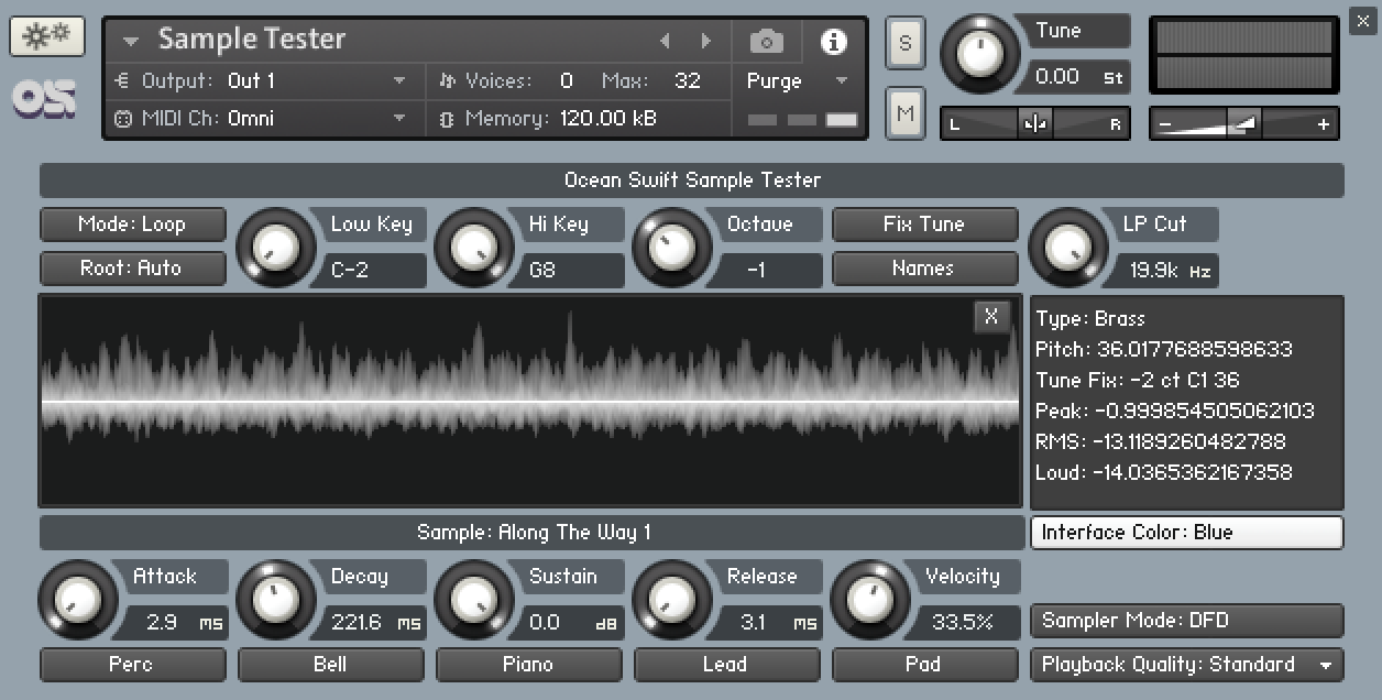 Sample Tester Free Ocean Swift Synthesis